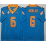 Men's Tennessee Volunteers #6 Joey Aguilar Blue FUSE College Football Jersey Men's Tennessee Volunteers #6 Joey Aguilar Blue FUSE College Football Jersey