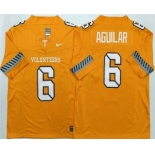 Men's Tennessee Volunteers #6 Joey Aguilar Limited Orange 2025 College Football Jersey Men's Tennessee Volunteers #6 Joey Aguilar Limited Orange 2025 College Football Jersey