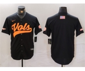 Men's Tennessee Volunteers Black Stitched Jersey