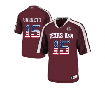2016 US Flag Fashion 2016 Men'sTexas A&M Aggies Myles Garrett #15 College Football Authentic Jersey - Maroon