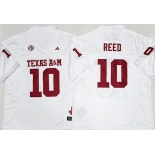 Men's Texas A&M Aggies Lions #10 Marcel Reed White 2025 F.U.S.E. Stitched Jersey Men's Texas A&M Aggies Lions #10 Marcel Reed White 2025 F.U.S.E. Stitched Jersey