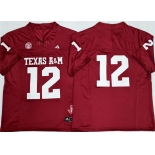 Men's Texas A&M Aggies Lions #12 Premier Strategy Red 2025 F.U.S.E. Stitched Jersey Men's Texas A&M Aggies Lions #12 Premier Strategy Red 2025 F.U.S.E. Stitched Jersey