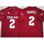Men's Texas A&M Aggies Lions #2 Johnny Manziel Red 2025 F.U.S.E. Stitched Jersey Men's Texas A&M Aggies Lions #2 Johnny Manziel Red 2025 F.U.S.E. Stitched Jersey
