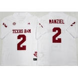 Men's Texas A&M Aggies Lions #2 Johnny Manziel White F.U.S.E. Stitched Jersey Men's Texas A&M Aggies Lions #2 Johnny Manziel White F.U.S.E. Stitched Jersey