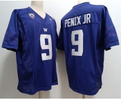 Men's Washington Huskies #9 Michael Penix Jr. Blue Stitched Jersey