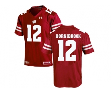 2016 Men's UA Wisconsin Badgers Alex Hornibrook #12 College Football Jersey - Red