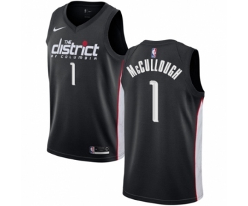 Youth Nike Washington Wizards #1 Chris McCullough Swingman Black NBA Jersey - City Edition