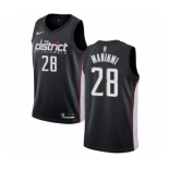 Youth Nike Washington Wizards #28 Ian Mahinmi Swingman Black NBA Jersey - City Edition