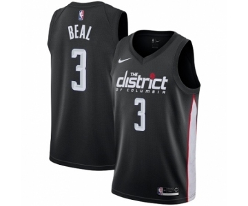 Youth Nike Washington Wizards #3 Bradley Beal Swingman Black NBA Jersey - City Edition