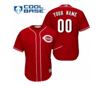 Women's Majestic Cincinnati Reds Customized Replica Red Alternate Cool Base MLB Jersey