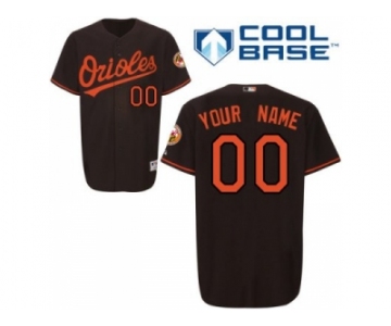 Customized Baltimore Orioles Jersey Black Cool Base Baseball