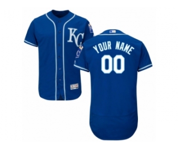 Men's Majestic Kansas City Royals Customized Blue Flexbase Authentic Collection MLB Jersey
