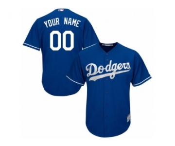 Youth Majestic Los Angeles Dodgers Customized Replica Royal Blue Alternate Cool Base MLB Jersey
