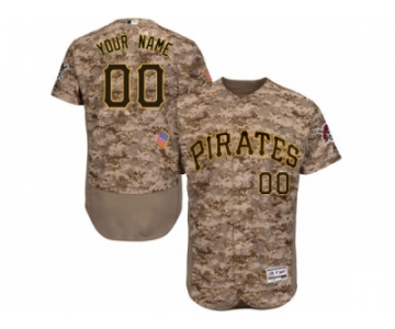 Men's Majestic Pittsburgh Pirates Customized Camo Flexbase Authentic Collection MLB Jersey