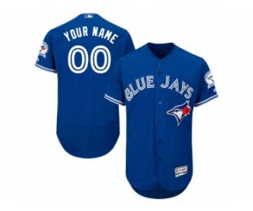 Men's Majestic Toronto Blue Jays Customized Royal Blue Flexbase Authentic Collection MLB Jersey