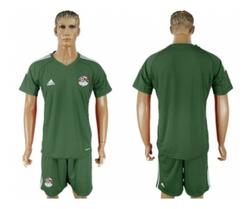 Egypt Blank Army Green Goalkeeper Soccer Country Jersey