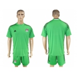 Egypt Blank Green Goalkeeper Soccer Country Jersey