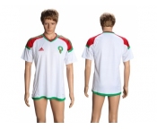 Morocco Blank Away Soccer Country Jerse