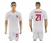 Roma #21 Gonalons Away Soccer Club Jersey