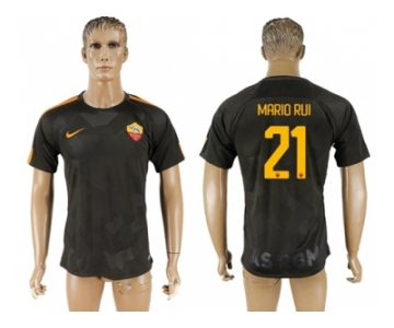 Roma #21 Mario Rui Sec Away Soccer Club Jersey