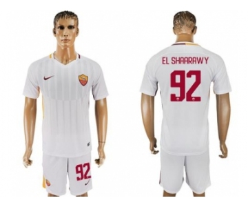 Roma #92 El Shaarawy Away Soccer Club Jersey