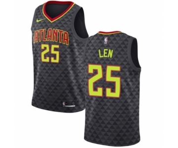 Youth Nike Atlanta Hawks #25 Alex Len Swingman Black NBA Jersey - Icon Edition