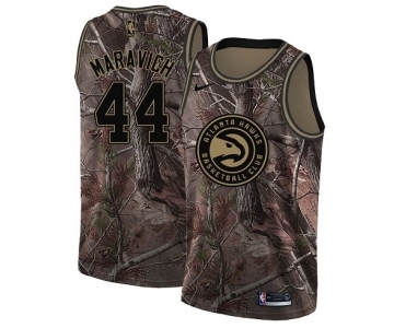 Youth Nike Atlanta Hawks #44 Pete Maravich Swingman Camo Realtree Collection NBA Jersey