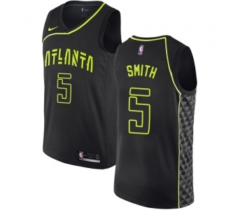 Youth Nike Atlanta Hawks #5 Josh Smith Swingman Black NBA Jersey - City Edition