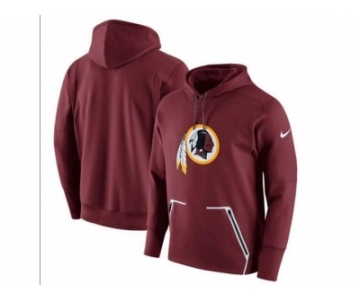Men Washington Redskins Nike Burgundy Champ Drive Vapor Speed Pullover Hoodie