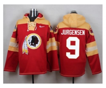 Nike Washington Redskins #9 Sonny Jurgensen Burgundy Red Player Pullover NFL Hoodie