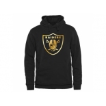 Men''s Oakland Raiders Pro Line Black Gold Collection Pullover Hoodie