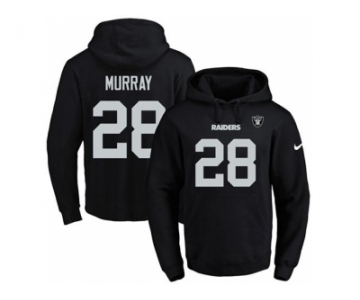 Nike Oakland Raiders #28 Latavius Murray Black Name & Number Pullover NFL Hoodie