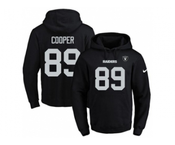 Nike Oakland Raiders #89 Amari Cooper Black Name & Number Pullover NFL Hoodie