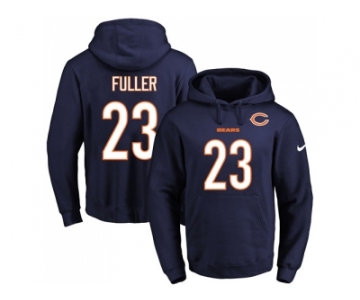 Nike Chicago Bears #23 Kyle Fuller Navy Blue Name & Number Pullover NFL Hoodie