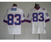 nfl buffalo bills #83 reed m&n white