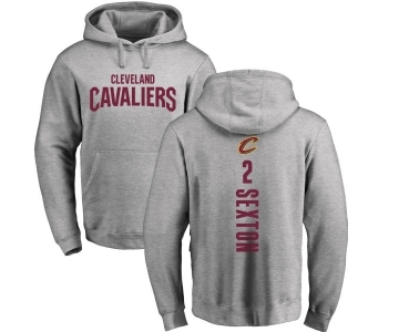 NBA Nike Cleveland Cavaliers #2 Collin Sexton Ash Backer Pullover Hoodie