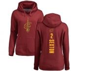 NBA Women's Nike Cleveland Cavaliers #2 Collin Sexton Maroon Backer Pullover Hoodie