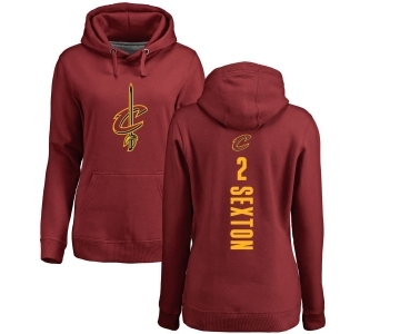 NBA Women's Nike Cleveland Cavaliers #2 Collin Sexton Maroon Backer Pullover Hoodie