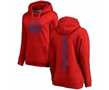 Basketball Women's Philadelphia 76ers #0 Josh Richardson Red One Color Backer Pullover Hoodie