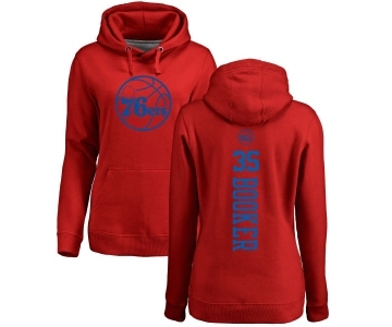 NBA Women's Nike Philadelphia 76ers #35 Trevor Booker Red One Color Backer Pullover Hoodie