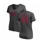 Football Women's Arizona Cardinals #41 Kenyan Drake Ash One Color T-Shirt
