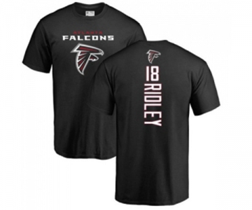 Football Atlanta Falcons #18 Calvin Ridley Black Backer T-Shirt