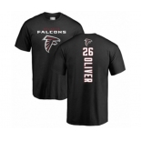 Football Atlanta Falcons #26 Isaiah Oliver Black Backer T-Shirt