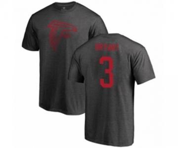 Football Atlanta Falcons #3 Matt Bryant Ash One Color T-Shirt