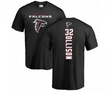 Football Atlanta Falcons #32 Qadree Ollison Black Backer T-Shirt