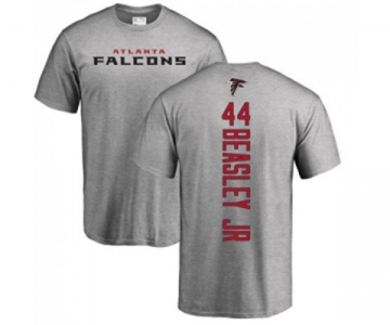 Football Atlanta Falcons #44 Vic Beasley Ash Backer T-Shirt