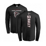 Football Atlanta Falcons #93 Allen Bailey Black Backer Long Sleeve T-Shirt