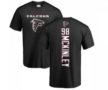 Football Atlanta Falcons #98 Takkarist McKinley Black Backer T-Shirt
