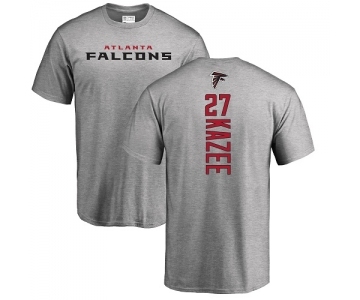 NFL Nike Atlanta Falcons #27 Damontae Kazee Ash Backer T-Shirt