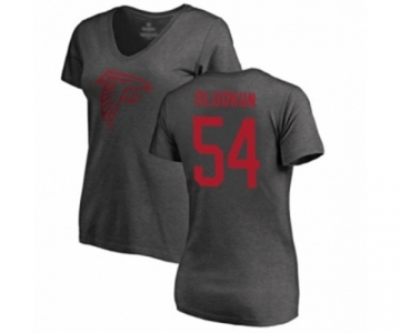 Football Women's Atlanta Falcons #54 Foye Oluokun Ash One Color T-Shirt